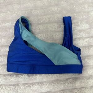 Five Dancewear Blue and Teal Crop Top